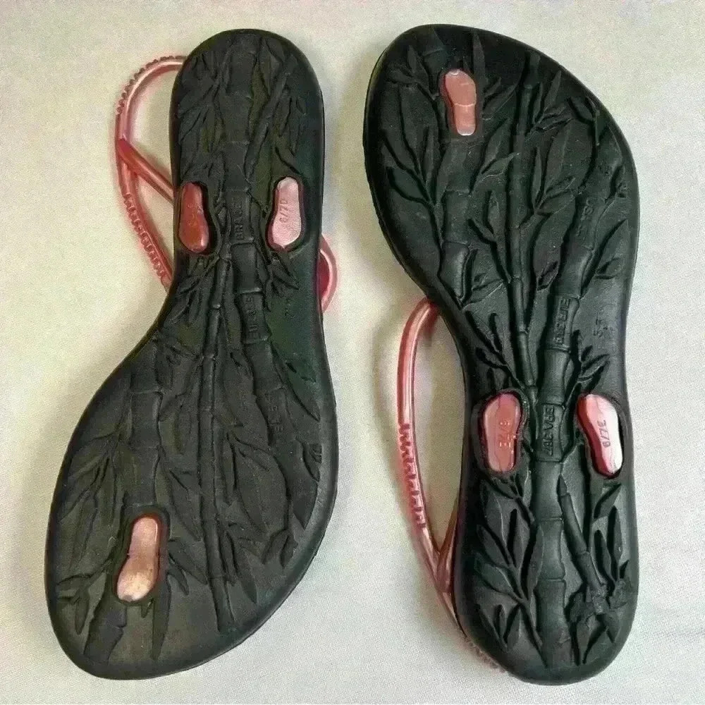 Goóc Lotus - Eco Sandal - 100% Rubber Sole - Made in Brazil Sz 5.5 new and fun - Picture 3 of 9